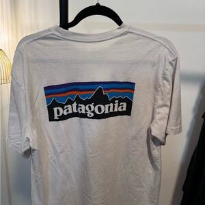 REI Patagonia white tee
